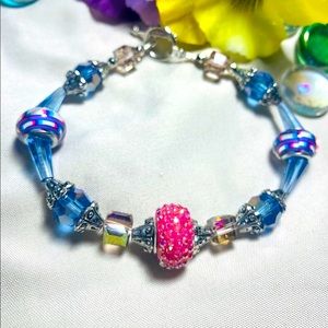 Crystal Geometric Bracelet